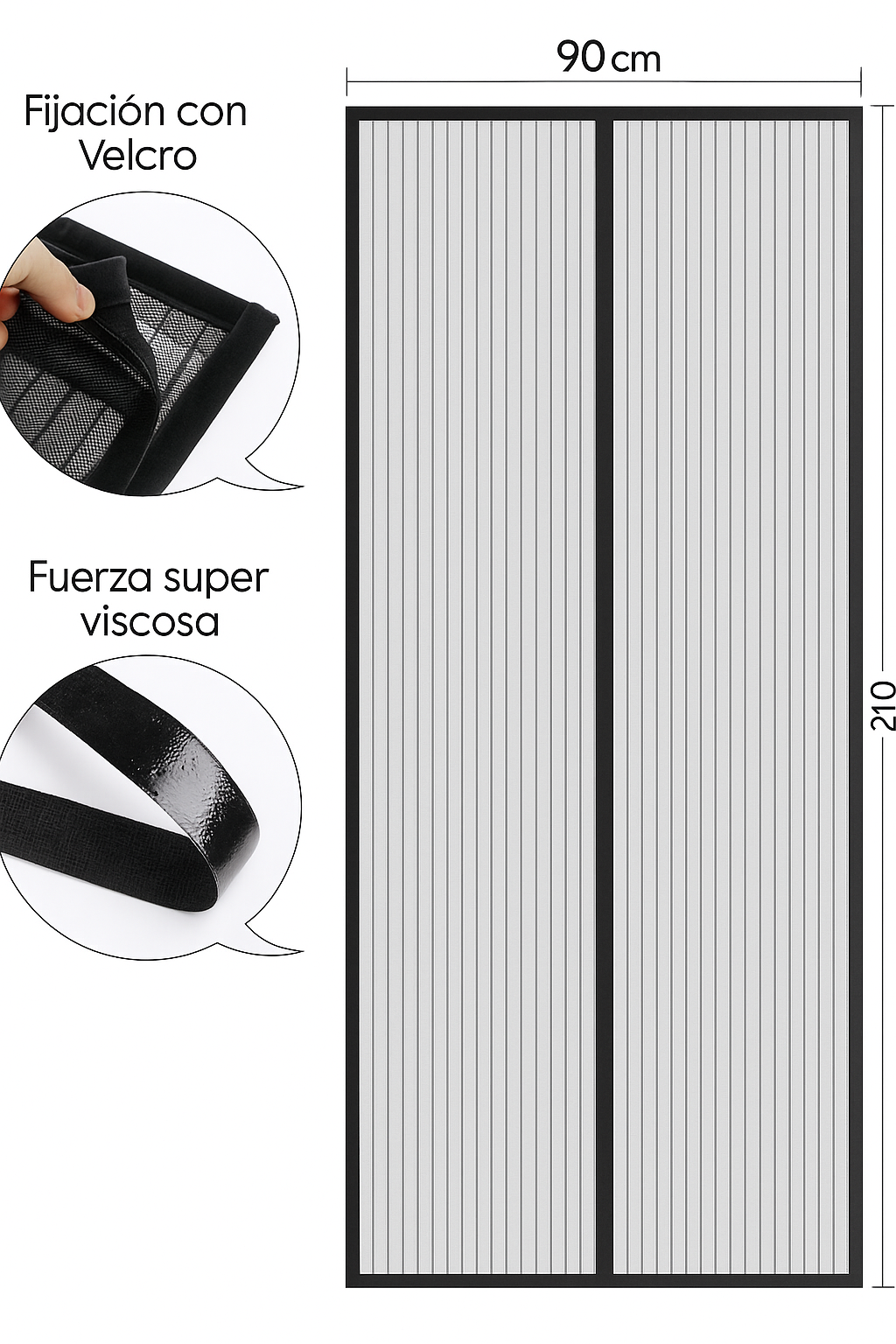 Instalación fácil de cortina mosquitera puerta - Fogón de ruta