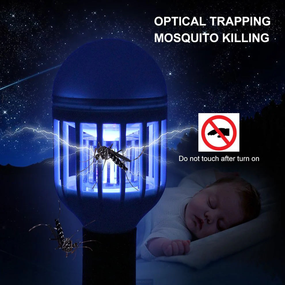 Bombilla LED 9W con ahorro energético y protección antimosquitos
