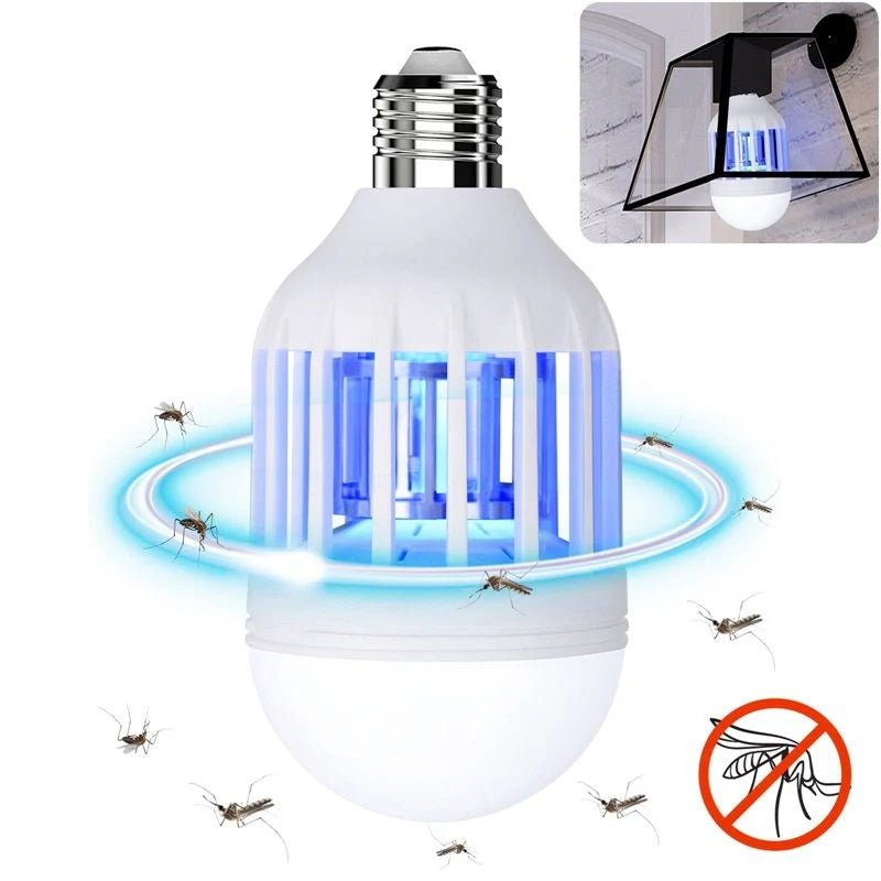 Bombilla LED antimosquitos E27 9W con luz dual