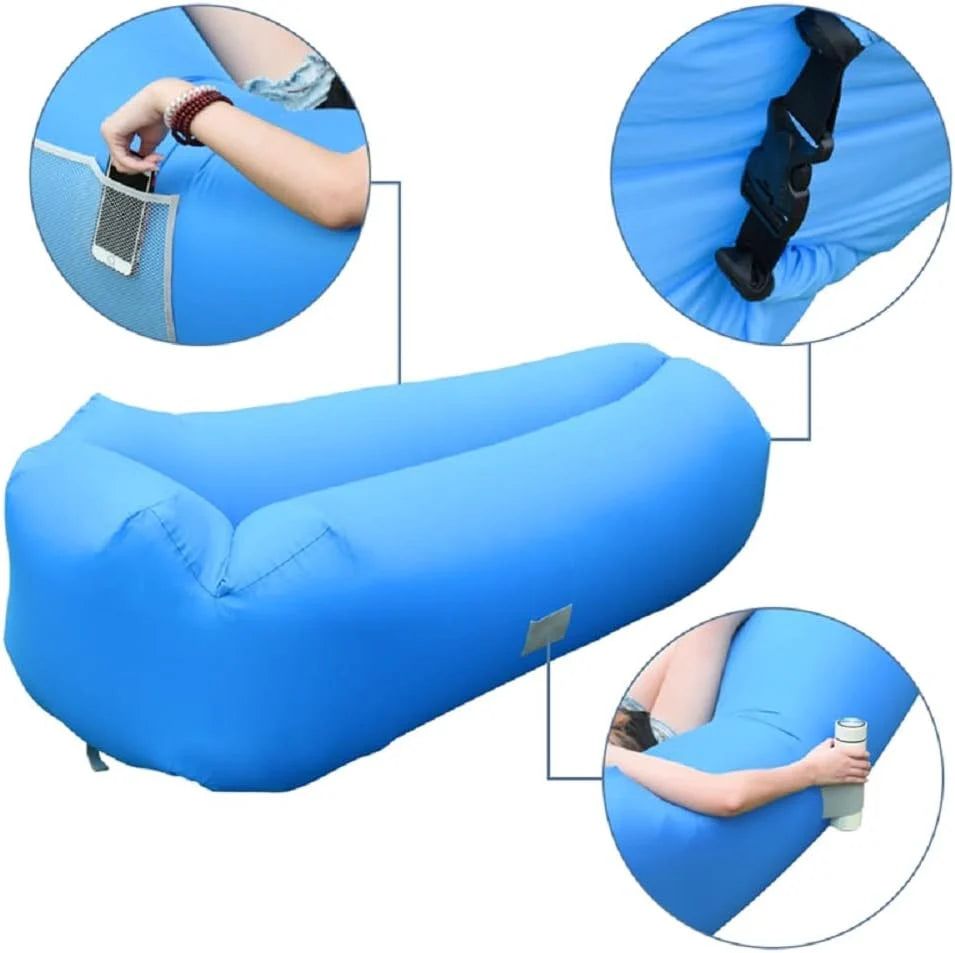 Sofá hinchable flotante para piscina y playa