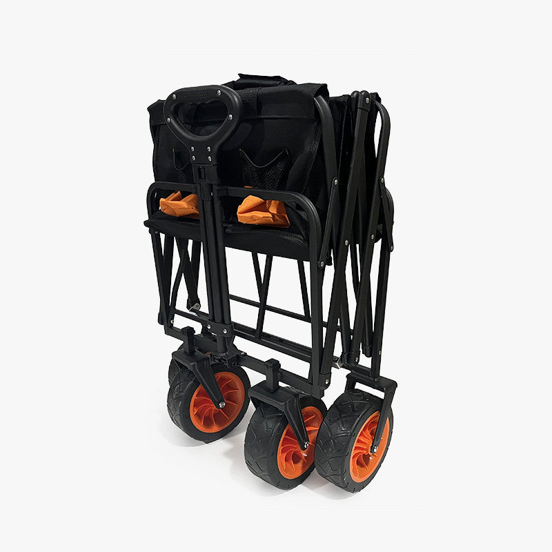Carro robusto y plegable para transportar objetos pesados con facilidad